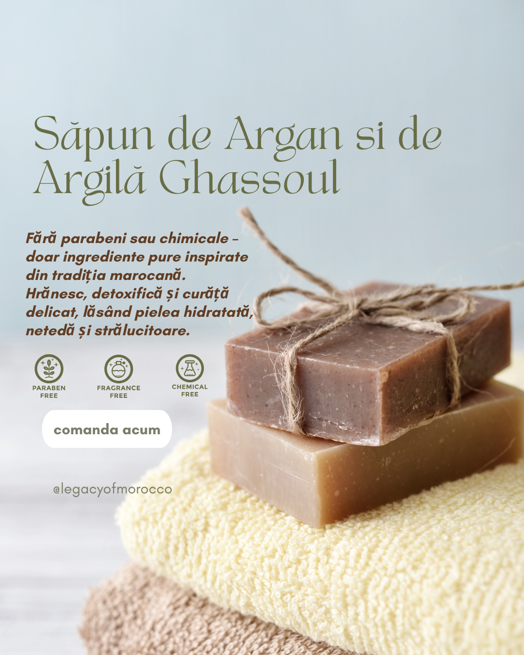 Natural argan soap 100g