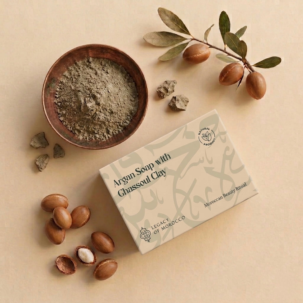 Argan Soap with Ghassoul Clay